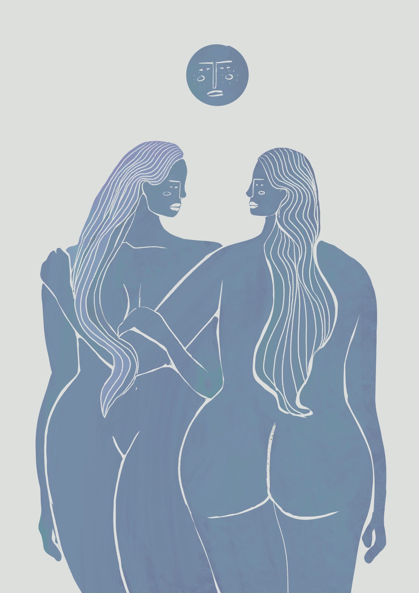 OLU OLU Art print: 'In love with me'