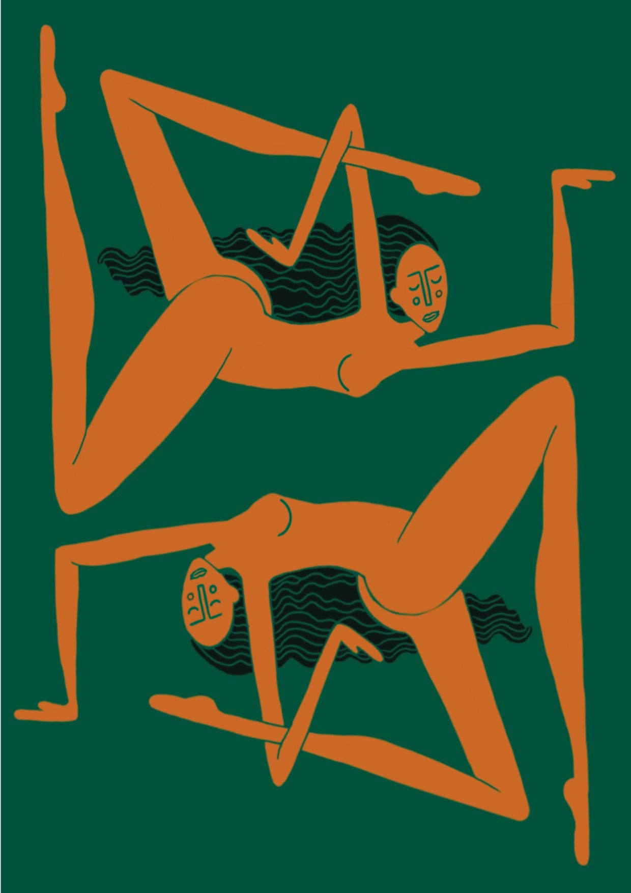 OLU OLU art print 'Marine Twin'