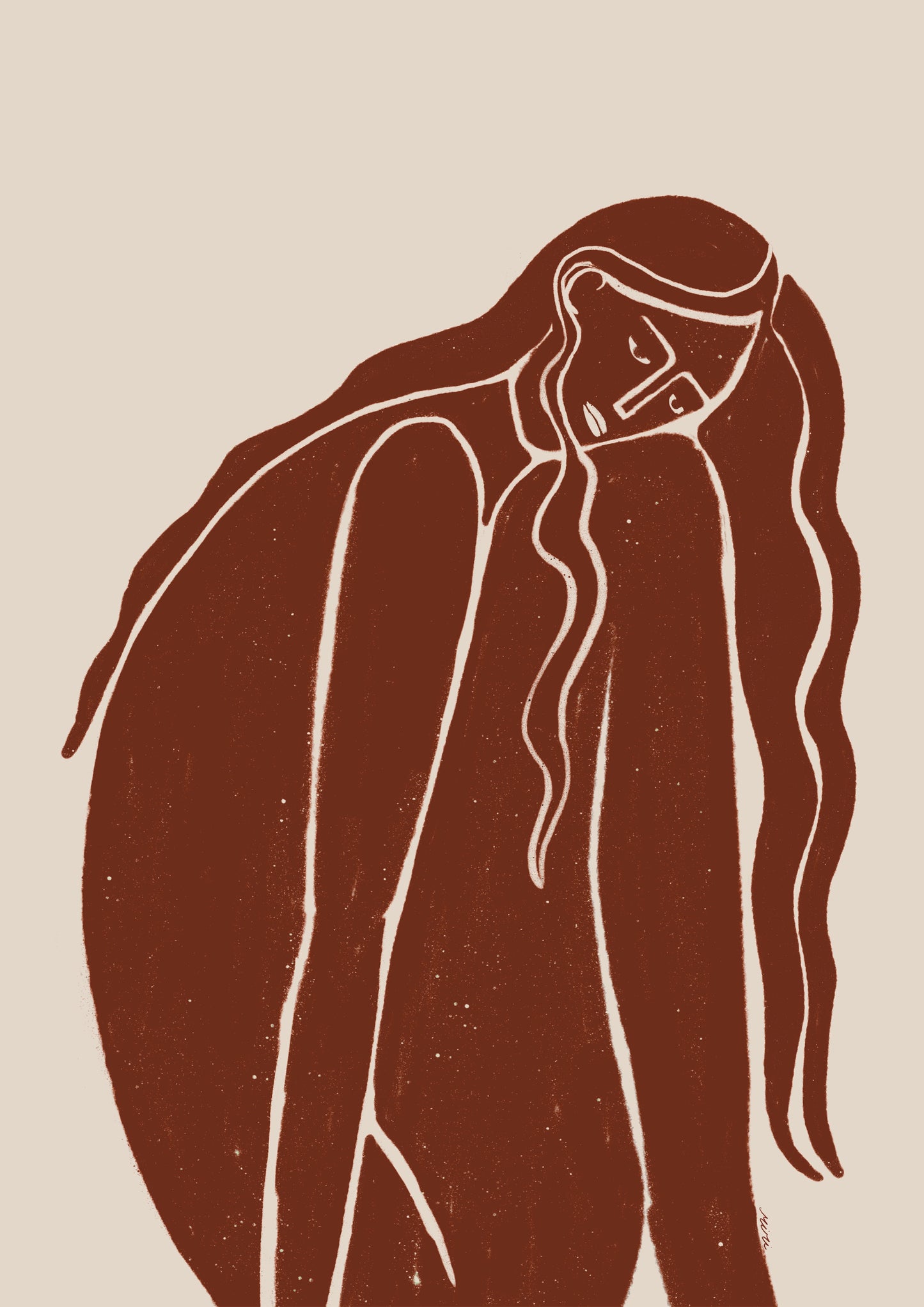 OLU OLU Art print: 'Keep peace with me'