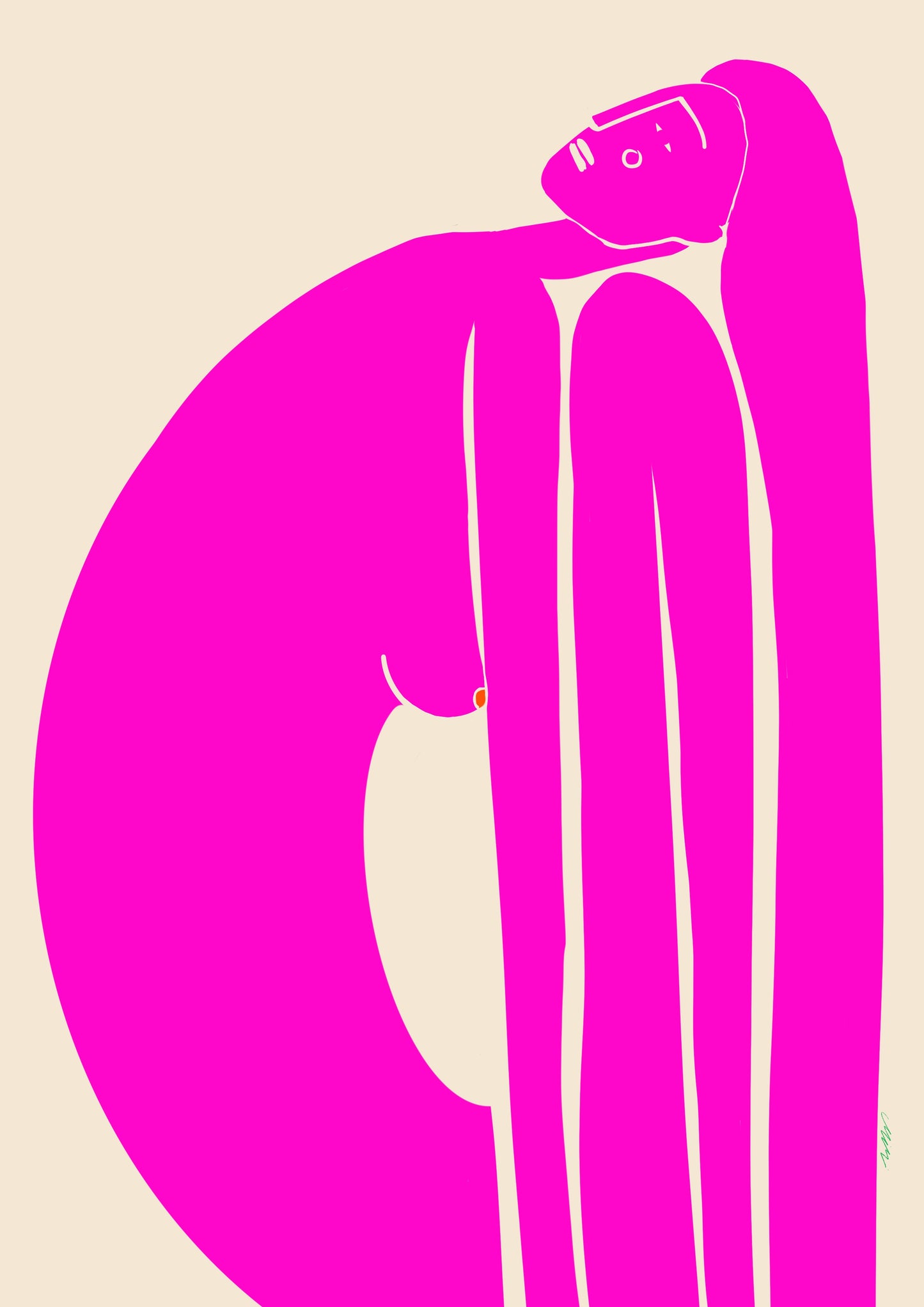 OLU OLU Art print: 'Feeling Hollow'